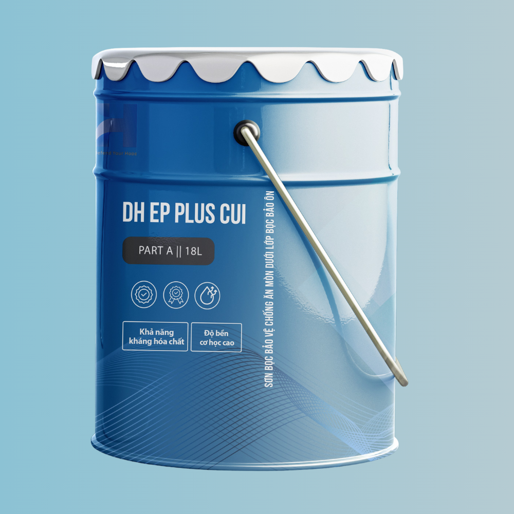 Sơn bọc bảo vệ chống ăn mòn dưới lớp bọc bảo ôn DH EP PLUS CUI