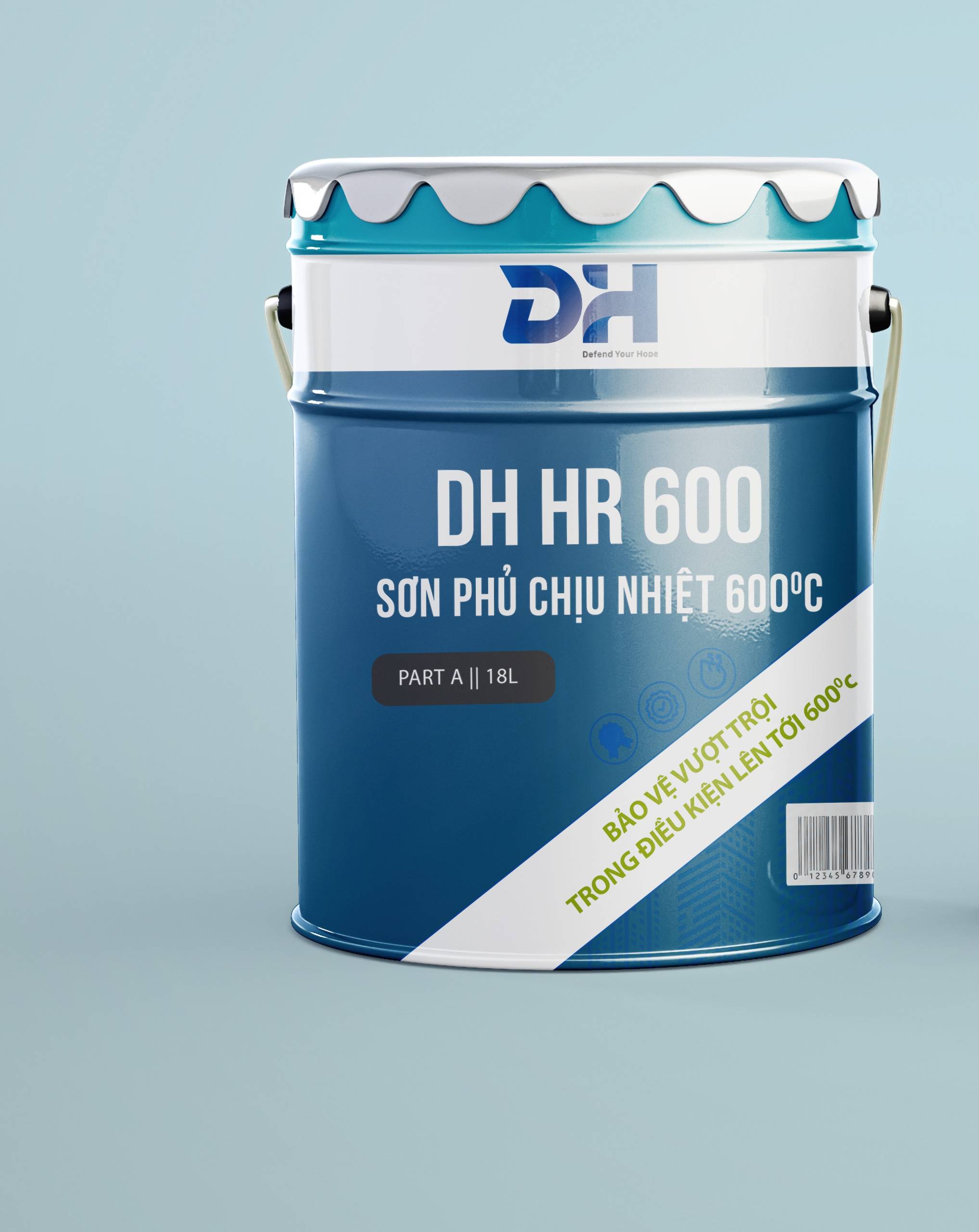 Sơn phủ chịu nhiệt DH HR 600 FINISH