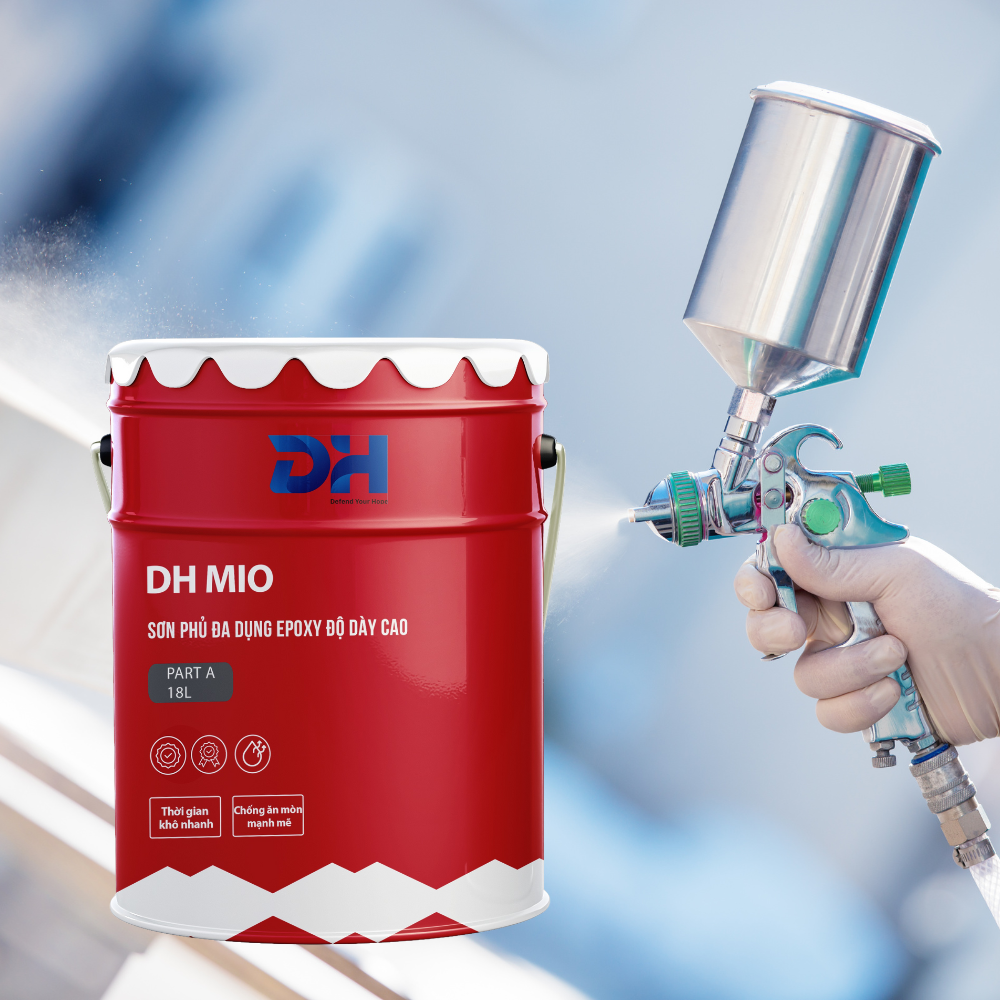 Sơn phủ đa dụng Epoxy độ dày cao DH MIO ảnh 1
