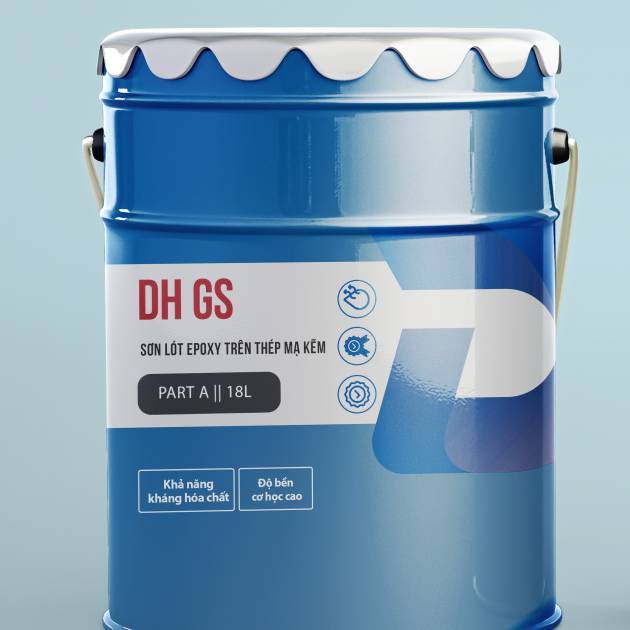 Sơn lót Epoxy trên thép mạ kẽm DH GS