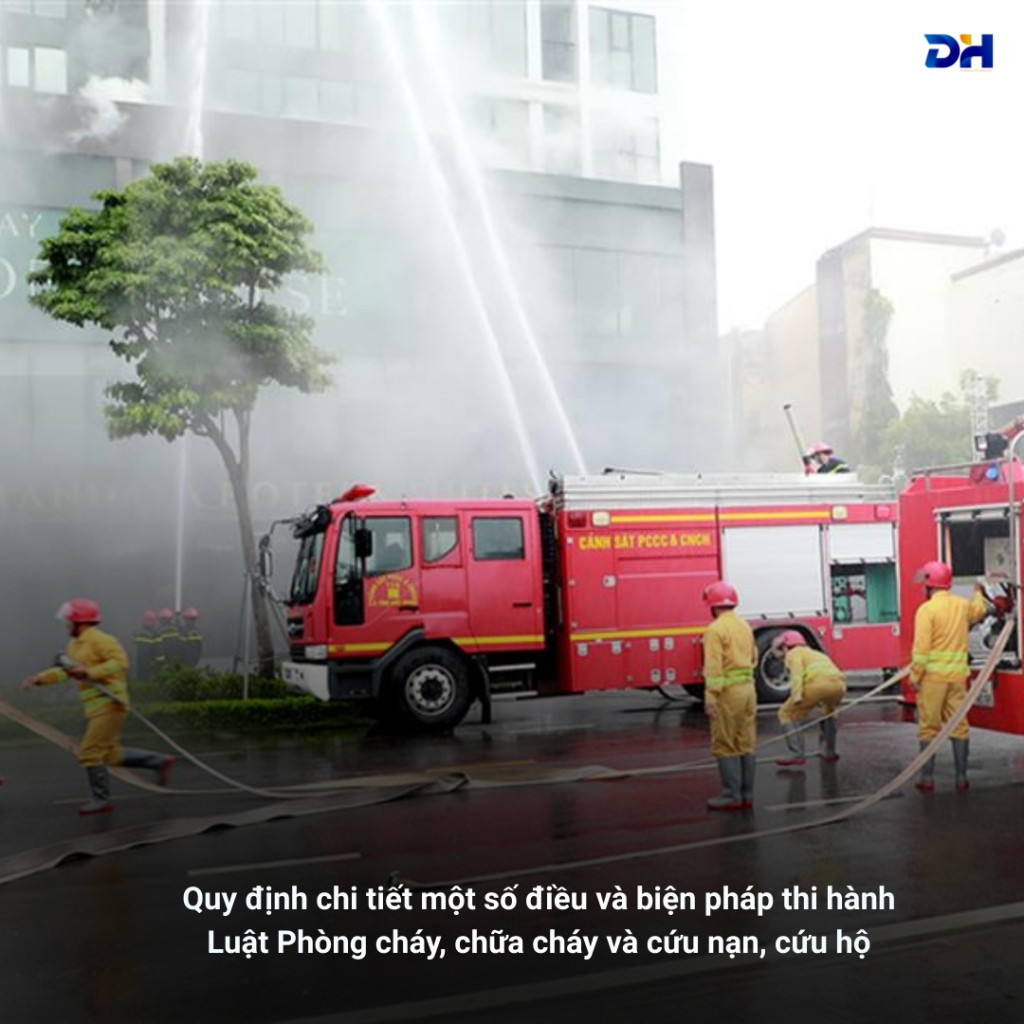 DH VIỆT NAM cập nhật quy định điều và biện pháp thi hành luật phòng cháy chữa cháy