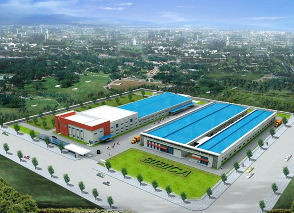 DH Việt Nam thi công sơn chống cháy kết cấu thép tại Nhà máy sản xuất bánh kẹo Long An Bibica