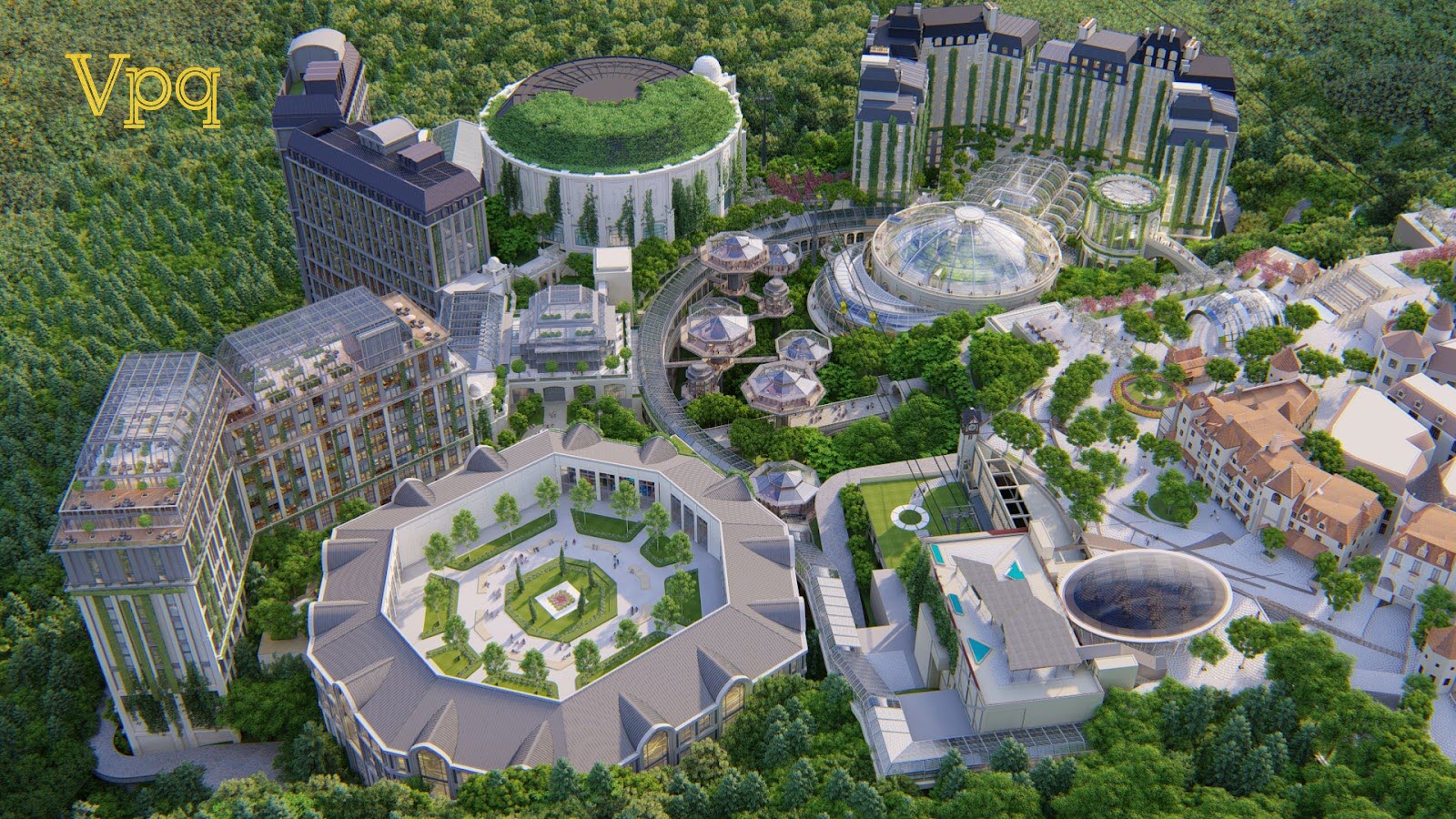 DH Việt Nam thi công sơn chống cháy tại Tổ hợp đô thị nghỉ dưỡng và vui chơi giải trí Bà Nà – Suối Mơ