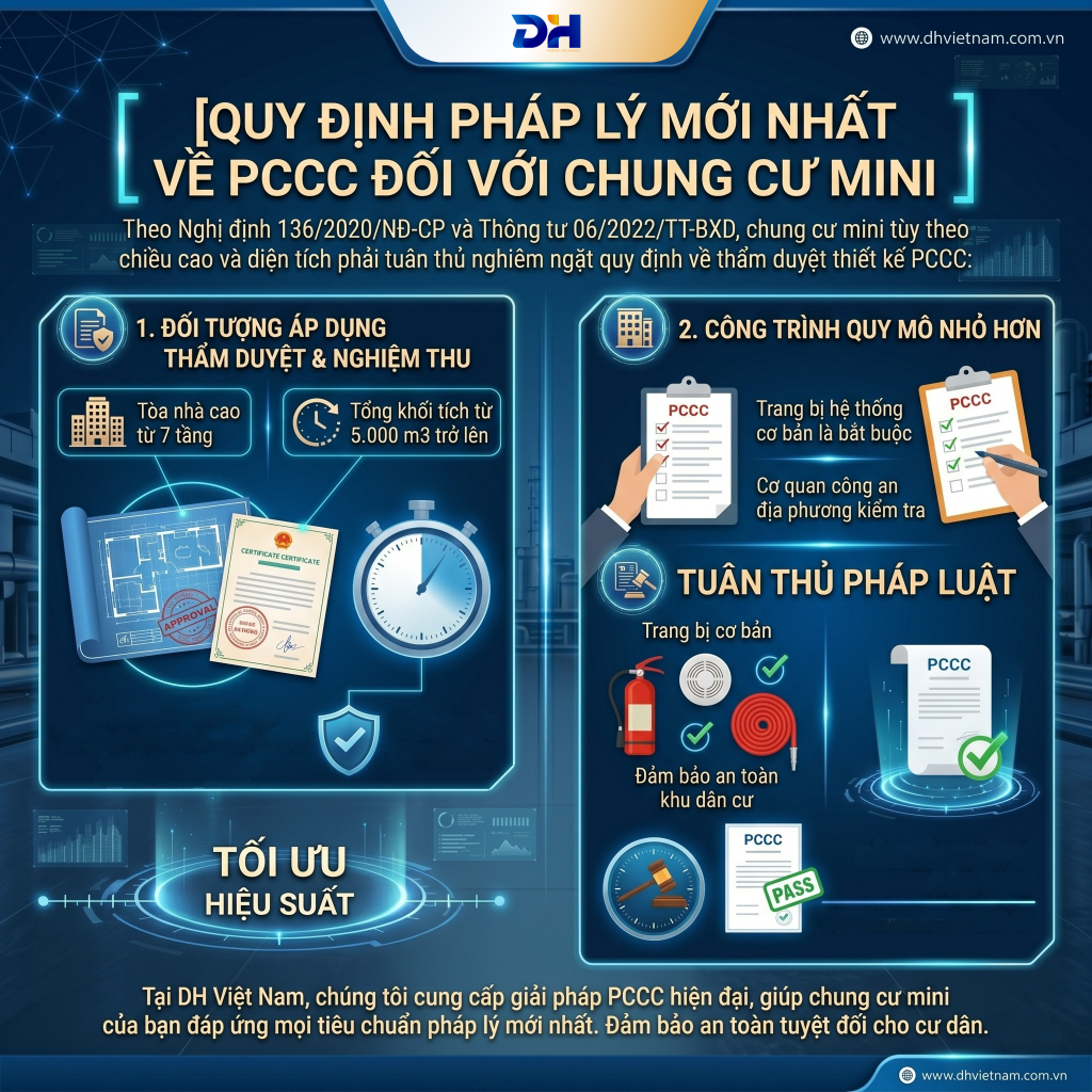 Hệ thống phòng cháy chữa cháy cho chung cư mini