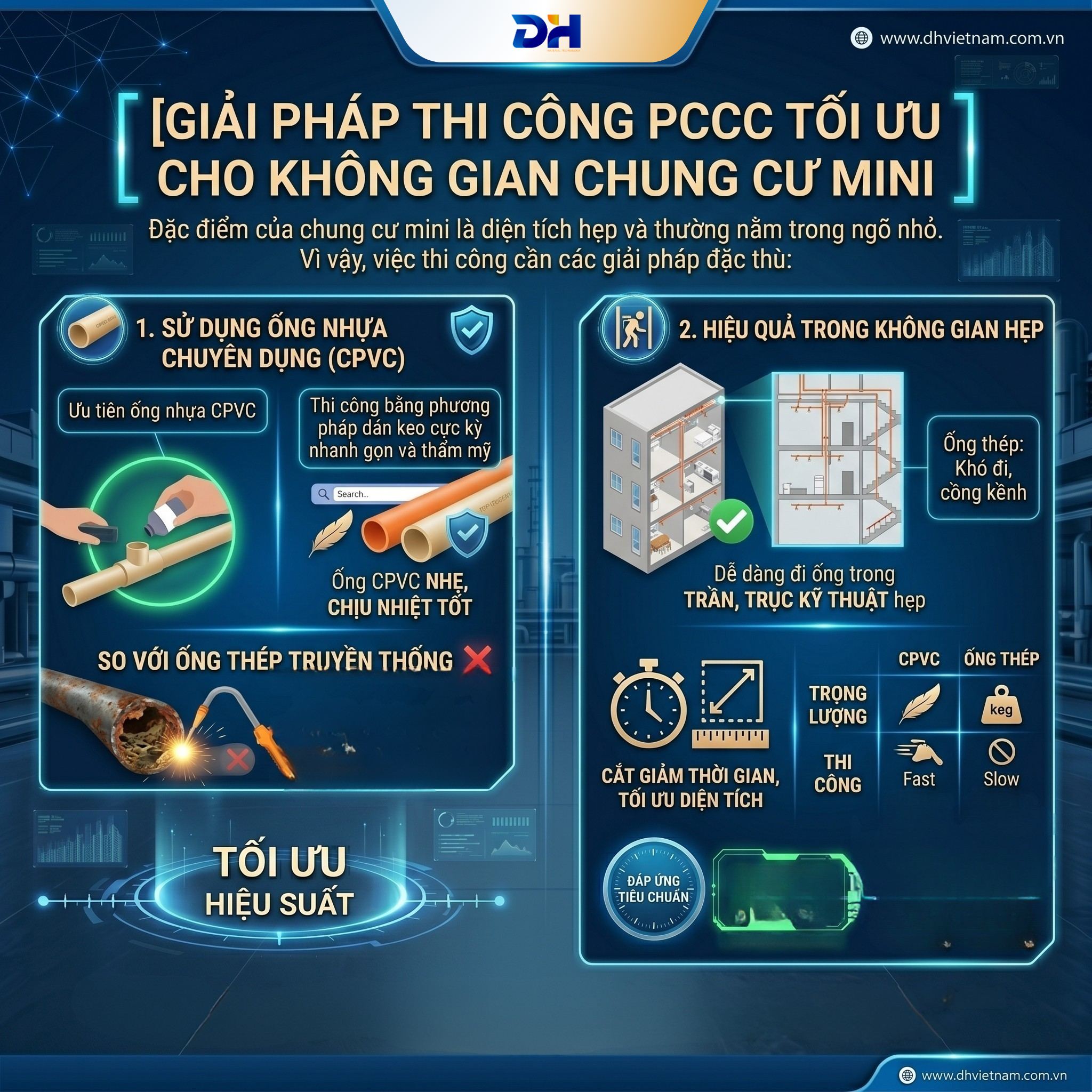 Hệ thống phòng cháy chữa cháy cho chung cư mini