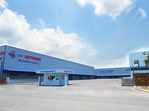 DH Việt Nam thi công sơn chống cháy kết cấu thép tại Xưởng đóng gói và kho hóa chất SOTRANS Hố Nai