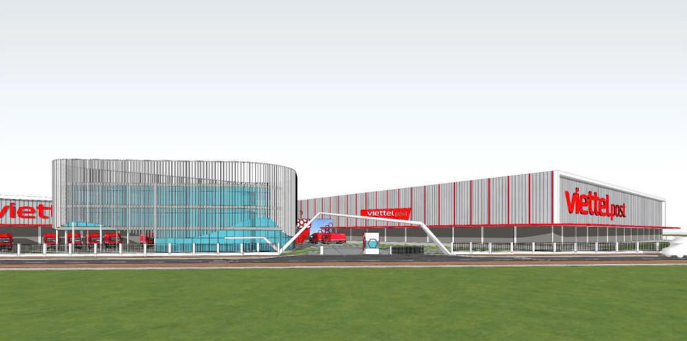 DH Việt Nam thi công sơn chống cháy kết cấu thép tại dự án Viettel Logistics Đà Nẵng